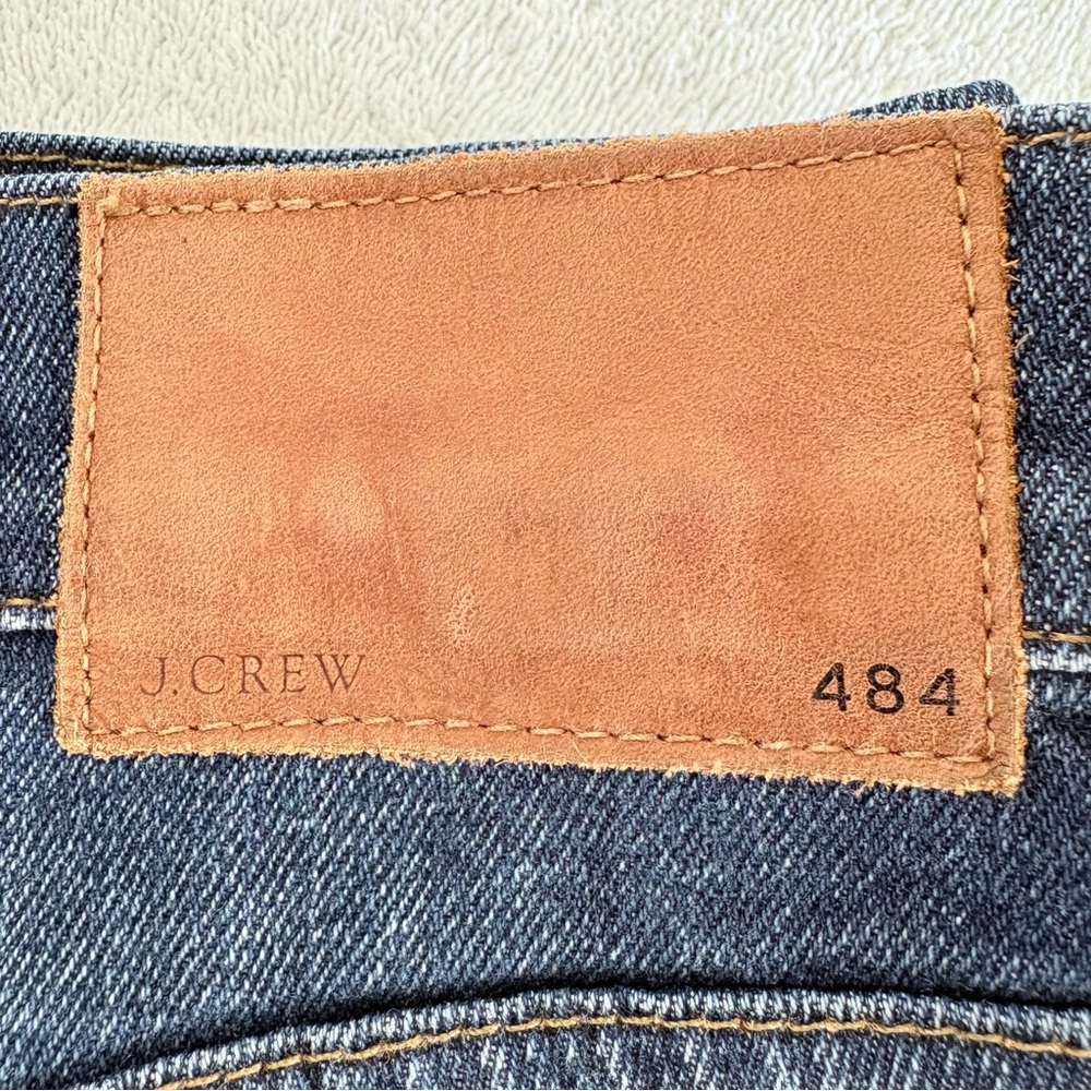 J. Crew 484 Slim Men's Straight Indigo Kurabo Japanese Cotton Jeans Sz 34x33 - Picture 3 of 14